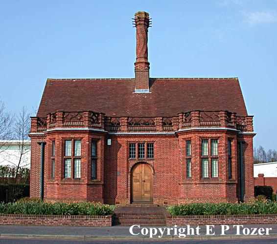 Sir Edwin Lutyens' brick factory office, image © E.P.Tozer